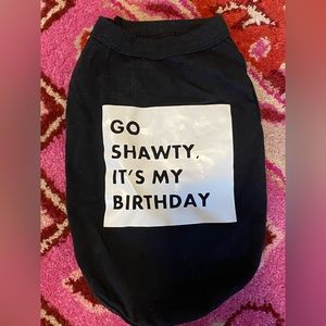 Birthday dog shirt size small